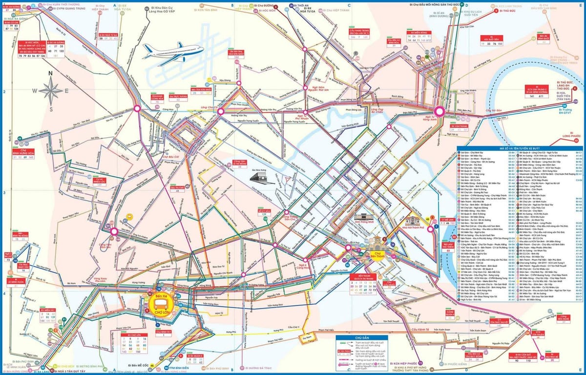 карта на града, Ханой, Виетнам
