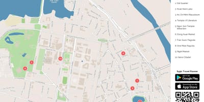 Карта на Ханой градинска храна