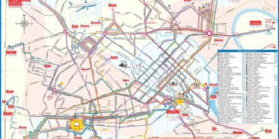 Карта на града, Ханой, Виетнам