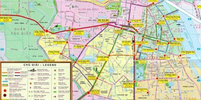 Картата на ханой обществен транспорт