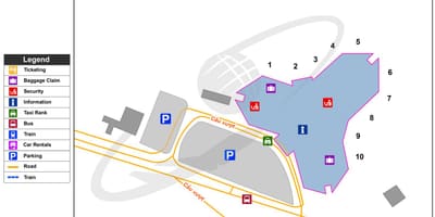 Международното летище в ханой картата